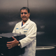 Surgeon Shaf Keshavjee with his very precious cargo.